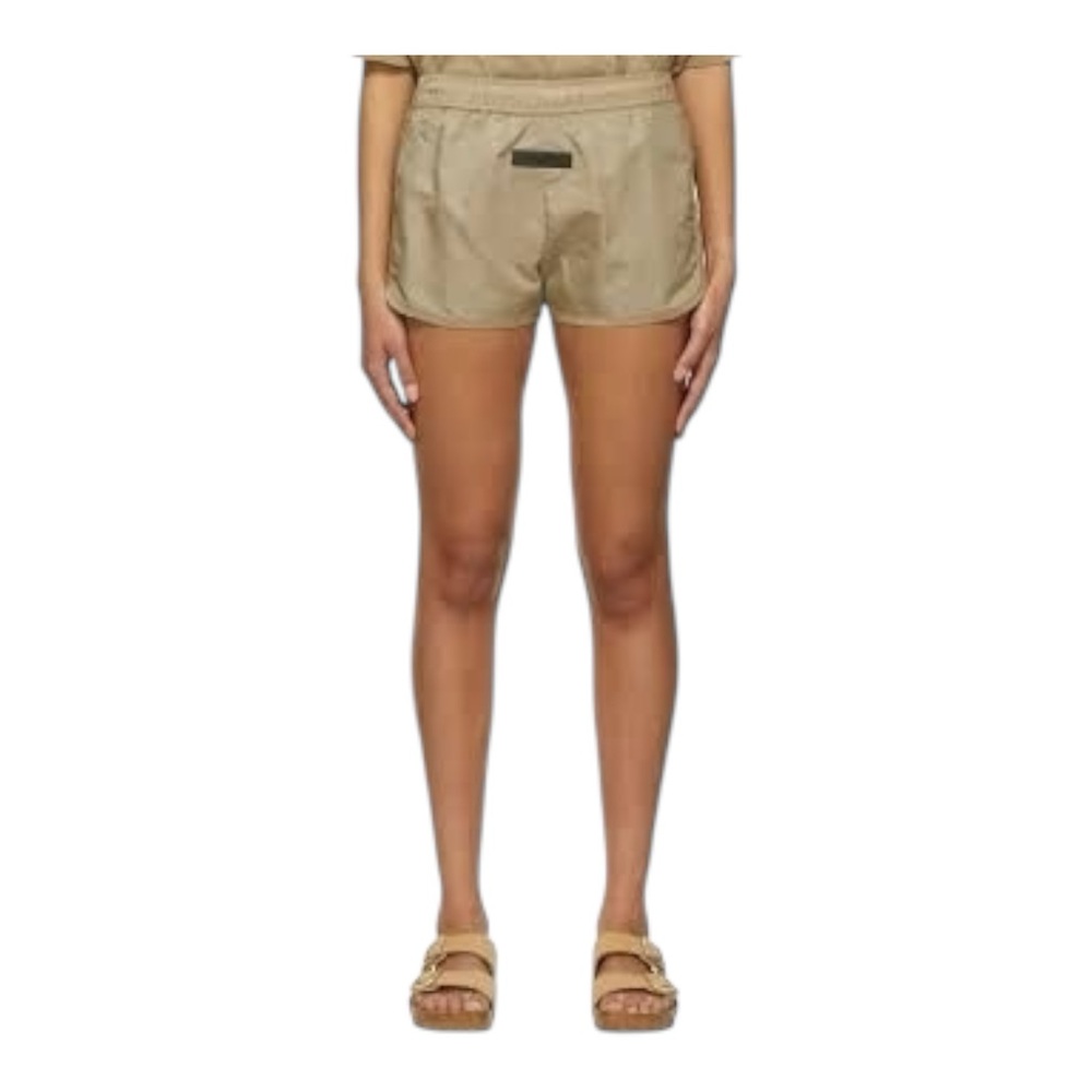 Essentials Fear of God Tan/Taupe Athletic Running Shorts  Lightweight Versatile